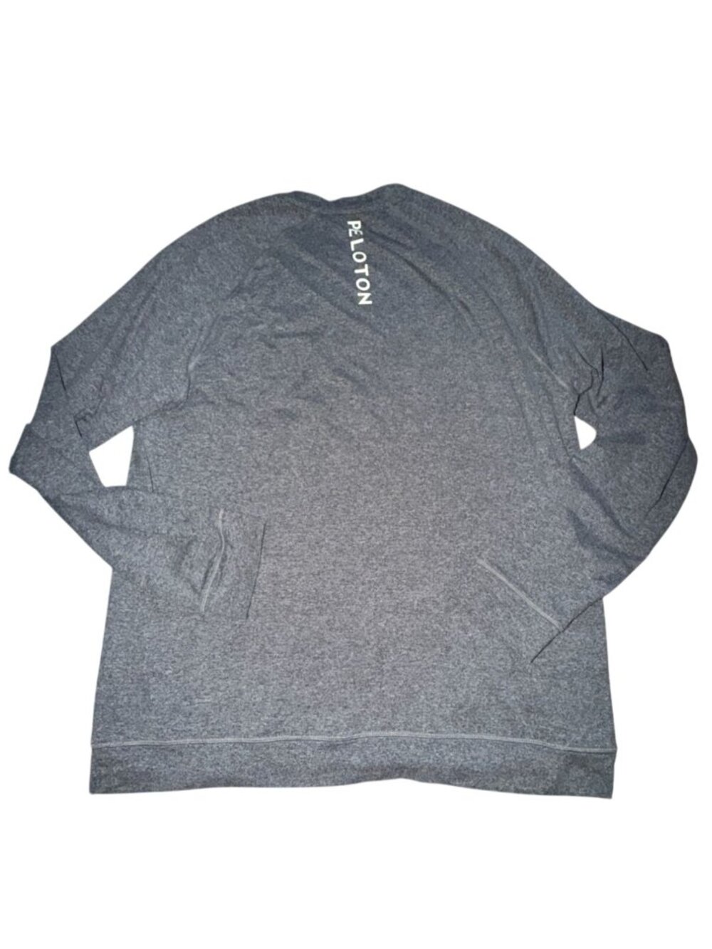 Peloton Men's Dreamblend Crewneck L/S Pullover-Gray-L-GUC - Picture 3 of 5